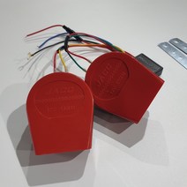 우리파파 자동차 오토바이 12v 24v 멜로디 전자혼 전기혼 경적 쌍혼 하이로우 혼, 멜로디 하이로우혼 24v