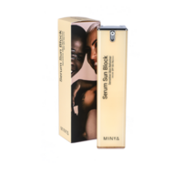 미냐 세럼 선 블록 센서티브 스킨 리포머 SPF50+ PA++++ - 민감성 클리어 선크림, 4개, 45ml