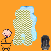 유모차쿨매트 유모차쿨시트 이너 라이너 카시트 여름 1개, 유모차용 쿨시트_2개