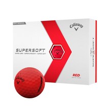 캘러웨이 슈퍼 소프트 골프볼 2PCS, 레드, 12개입, 1개