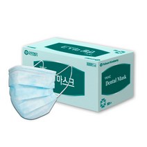 유한킴벌리 크린가드 덴탈마스크 50매(1통)-82001