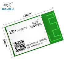 SPI 무선 RF 모듈 2.4GHz SMD E01-2G4M27S PA + LNA 내장 27dBm PCB 안테나 16MHz 크리스탈 발진기