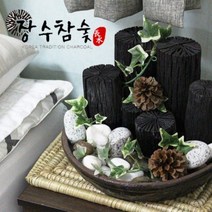 장수참숯 천연아이비가습기 숯 집들이선물 공기정화숯 _ 11111EA, 그린 본상품선택