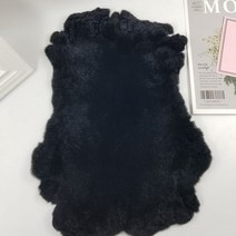 Qearlstar-진품 렉스 토끼털 피부 35x20cm 천연 모피 펠트 DIY 액세서리 홈 인테리어 정품 담요 JX02