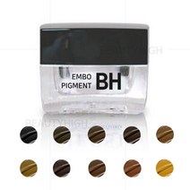 BH 반영구 엠보색소10g(종택) 자가검사, 01_벨벳블랙
