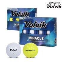 볼빅 [볼빅정품] NEW 미라클 프리미엄 골프공 2피스 12알, VOL_MIRACLE_화이트