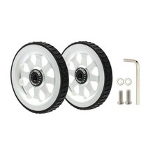 자전거 보조바퀴 1 Pair 접이식 Easy Wheel Ceramics Bearing 업그레이드 된 타이어 디자인 보조 휠, 은