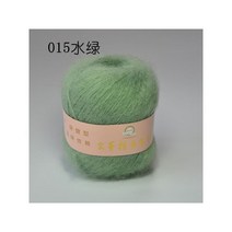 앙고라 크롭 여자 꽈배기 니트 가디건 6 공 모헤어 양모 원사 뜨개질 부드러운 봉제 캐시미어 손 크로셰 라나 DIY 스카프 스웨터 스레드