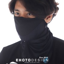 이호토 여름 마스크 프로플러스 쿨 냉감 자외선차단 자전거 낚시 골프 바이크 오토바이, 화이트