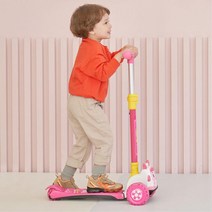 8살 어린이용 높이조절 무소음 LED 바퀴 엠버 퀵보드 유치원용