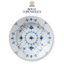 [Royal Copenhagen] 로얄 코펜하겐 블루 플루티드 플레인 스프접시 23cm 018133, 단품 018133