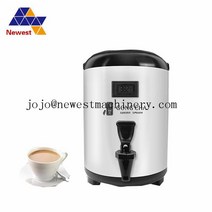 스테인레스 스틸 절연 배럴 8L 상업 용기 온수/두유/우유 차 버킷, 01 8L