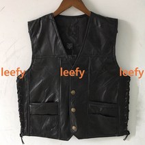 바이크 가죽 조끼 할리데이비슨 빅사이즈 자수 자켓 J11, D