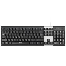 TGIC TGC-K2200 USB 유선 키보드(키스킨 포함)