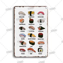 간판 현판 문패 호실판 골동품 정육점 가이드 금속 빈티지 주방 동물 시장 주석 사인 아트 컷 금속판 벽 장식, 14.60104 - 20x30cm