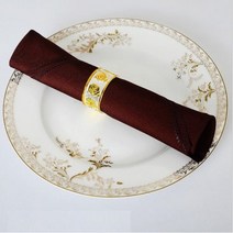 23 색 테이블 냅킨 웨딩 장식 일반 폴리에스테르 냅킨 호텔 레스토랑 생일 파티 주름 방지, CHOCOLATE BROWN