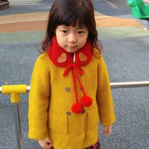 러브컨츄리 케이프 겸용 귀도리 만들기 DIY키트(동영상첨부) 패키지, 56-레드, 1개