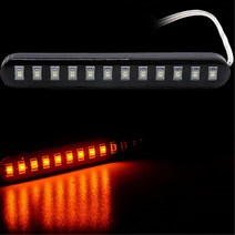 12v 바이크용 차선변경 턴시그널 무빙 LED바 바이크모임, 상세페이지참조