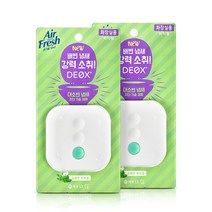 에어후레쉬 데옥스 화장실냄새차단(허브향), 6ml, 2개입