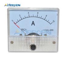 오실로스코프 테스터기 검전기 멀티테스터기 dc 아날로그 전압계 전류계 패널 5a 10a 30v 50v 85c1 포인터 게이지 패널 앰프 볼트 전압 전류 디지털 디스플레이, 0-10a