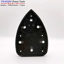 벨드샌더 스핀드샌더 140x100mm 샌딩 디스크. 6 홀 삼각형 샌더 연마 패드 플레이트., 한개옵션0