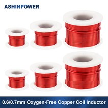 조합스피커 1Pcs 코일 인덕터 0.7mm 0.1-2.0MH DIY 스피커 크로스 오버 무산소 구리 주파수 분배기 공기 코, 12 0.7mm 1.2MH