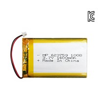 MP 리튬폴리머 623759 3.7V 1600mAh, 1개, 1개