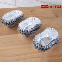 90p 롯데 은박 베이킹컵 타원