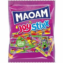 Maoam 하리보 마오암 독일 Joystixx 프룻 맛 츄잉 캔디 사탕 스틱 스낵 325g 4팩