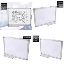 미니 화이트보드 이동식 스탠드 자석철판 벽걸이용 메모보드 미니화이트보드, 35x50cm