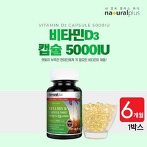 햇빛 일조량 부족 우울 불안 의욕 신체 정신 감기 비타민디 수치 개선 현대인 직장인 중년 노년 캐나다산 대용량 비타민 D3 영양제, 1BOX(6개월분)