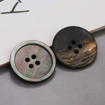 자개단추 천연 진주 조개 껍질 단추 의류 재봉 액세서리 스크랩북 DIY 공예 셔츠 커프스 장식, 04 04_06 10.0 MM 5pcs