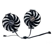 ASUS RTX 3070 Ti 듀얼 OC 그래픽 카드 쿨러 용 2PCS 95MM DIY 냉각 팬 7pin FDC10U12S9-C T129215SU RTX30, 02 T129215SU