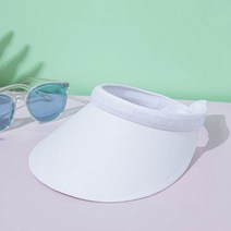 [여로] 모노 와이드 썬캡(화이트) (여성용) 썬켑 여름 계곡 캠핑 휴대용 선캡 등산 낚시 자외선차단