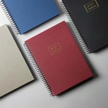 아이비스 프라임 노트 인덱스 스프링 라인 유선 필기, 그레이