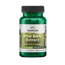 Swanson 스완슨 파인 바크 추출물 50mg 100캡슐, 1개, 기본