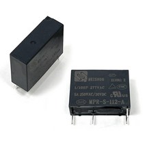 5A pcb 4핀 릴레이 DC 5v 12v 24v arduino relay, 1개