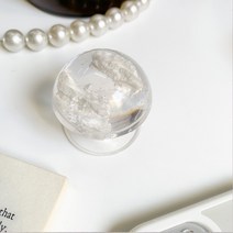 엠크루엘 홀로그램 핸드폰 레진 그립톡, 구름 담은 반구