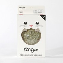 앙펫 고양이전용 캣닢 샴푸 저자극 보습 윤기 천연 목욕 비누, 1개