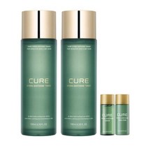 김정문알로에 큐어 하이드라 수딩 토너 130ml 2P + 토너+에멀젼 20ml 2P, 4세트