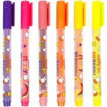 동아 미피 메모라이너 형광펜 낱개 / 사각닙 / 향기 마카 / 선명한 색상 / 부드러운 필기감 / 뛰어난 밀폐성 / 견고한 닙, Orange