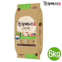 뉴트리나 건강백서 6kg 말티즈 푸들전용 대용량 건강한피부 체중 관절 6세이상 전용 반려견사료, 건강한체중 6kg