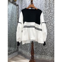 셔츠 톰보이 소라색 구김없는 레이스 코튼 수입 하이넥 블라우스 목폴라 목프릴 면접 자켓형