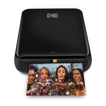 코닥 스텝 무선 모바일 포토 미니 프린터 화이트 iOS 안드로이드 NFC 블루투스 장치와 호환 가능, Printer_Black