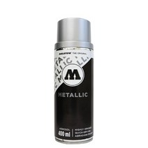 [모로토] 아크릴스프레이 400ml 금속 (색상선택) - 스프레이페인트 바니쉬 모로토우 MOLOTOW, 420 METALLIC Silver, 1개