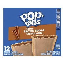 켈로그 팝 타르트 토스터 패이스트리 프로스트, 브라운 슈가 시나몬 (Brown Sugar Cinnamon), 1개, 576g
