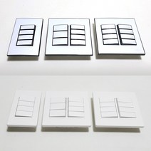 인테리어 프라임 스위치 8구 7구 4구, 4구 스위치, 일반화이트