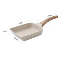 크레이프 제조기 전기 메이커 크레페 붙지 않는 녹색 프라이팬 일본 타마고야키 오믈렛 알루미늄 합금 계란 팬케이크 주방 조리기구, Khaki