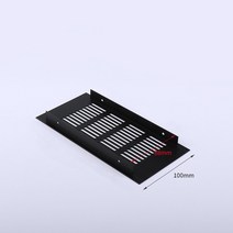 시스템루버 알루미늄 합금 환풍구 넓은 통풍구 천공 시트 웹 공기 환풍 샷다그릴 갤러리창, 폭 100mm, 길이 150mm