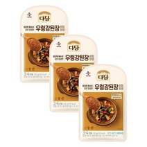 CJ 다담 우렁강된장 비빔 양념 된장찌개 집된장 홈쿡 장 140g 3개 1세트, 6세트